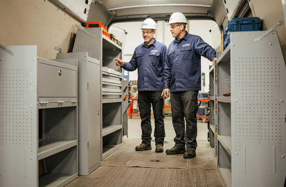 Van Shelving Storage