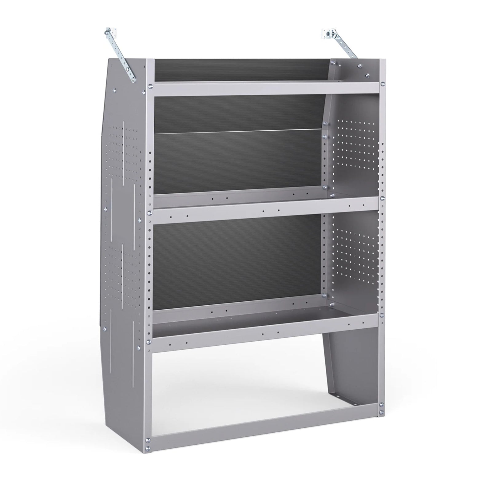 KRL Products SV-3246 Steel Low/ Mid/ High Roof Van Shelving – Custom Storage Solution for Transit, GMC/Chevy Express, NV, Promaster and Sprinter