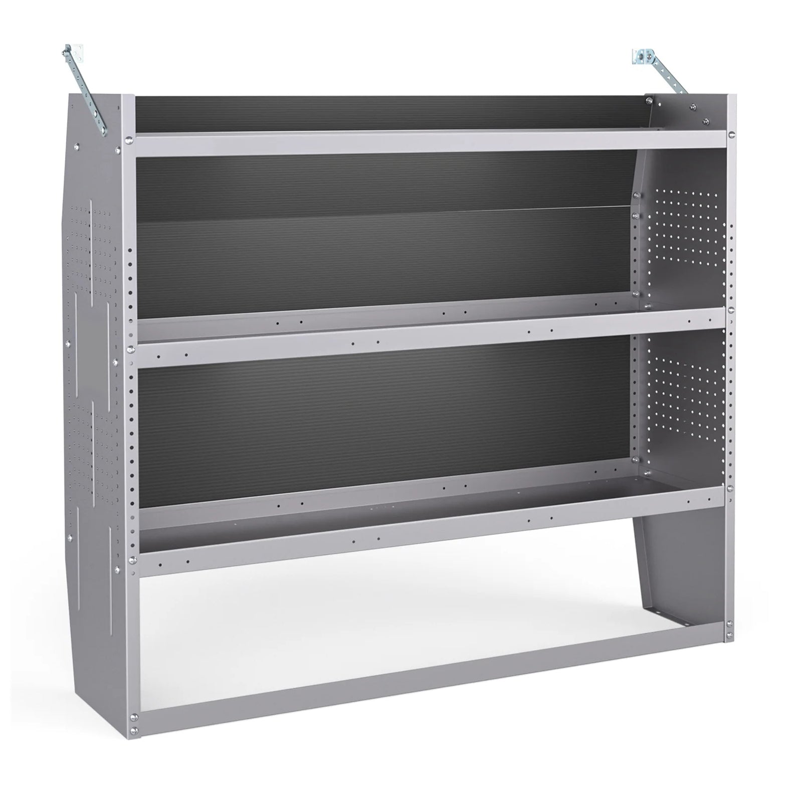 KRL Products SV-5246 Steel Low/ Mid/ High Roof Van Shelving – Custom Storage Solution for Transit, GMC/Chevy Express, NV, Promaster, Sprinter and Metris