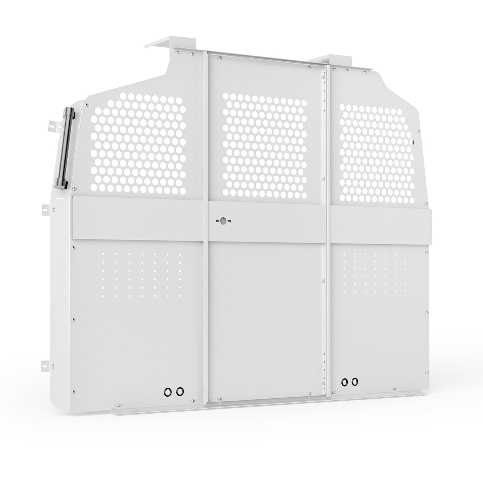 KRL Products Model PT-GM/CH Cargo Van Safety Partition: Heavy-Duty Protective Bulkhead Compatible with GMC Savana / Chevrolet Express Vans