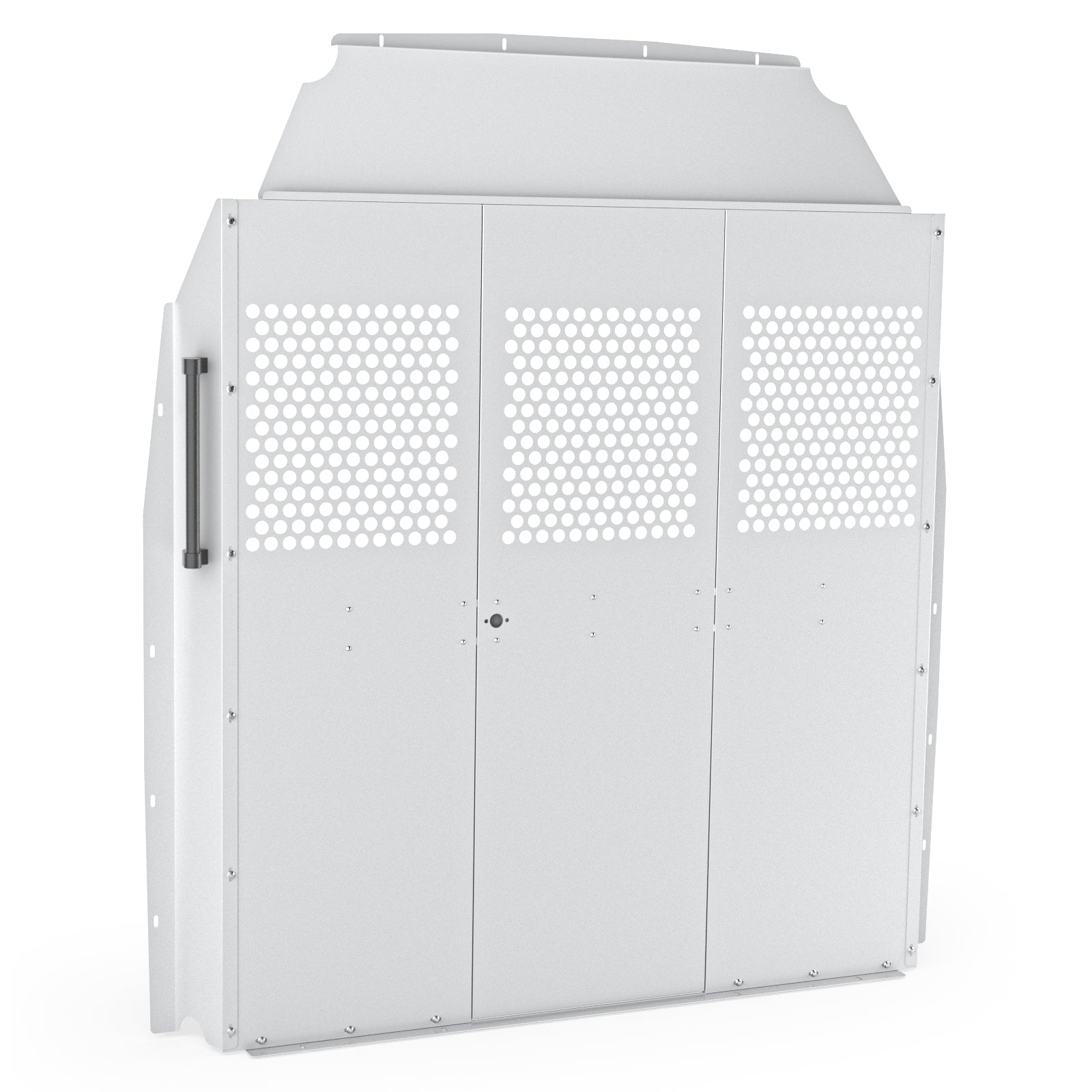 KRL Products Model:PT-TR-HR Cargo Van High Roof Safety Partition : Heavy-Duty Protective Bulkhead Compatible with Transit Full Size Vans