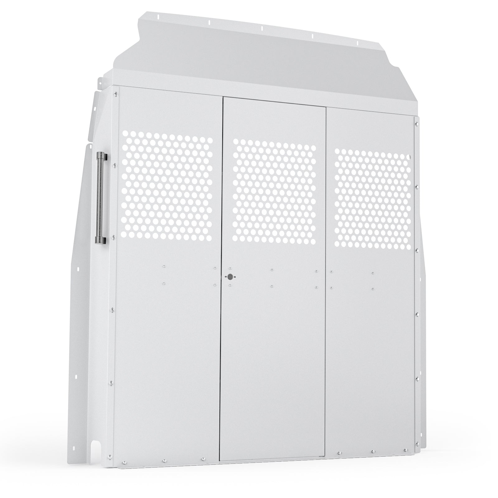 KRL Products Model:PT-SP-HR Cargo Van High Roof Safety Partition: Heavy-Duty Protective Bulkhead Compatible with Full Size High Roof Sprinter Vans